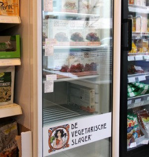 De Vegetarische Slagerin kaappi. 