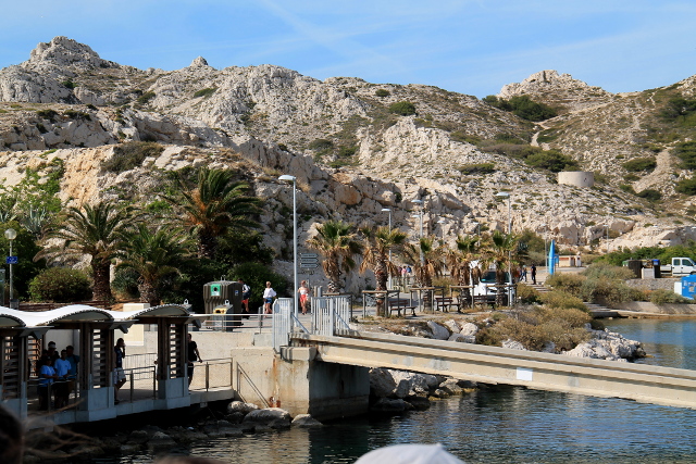 Ile de Frioulin satama.