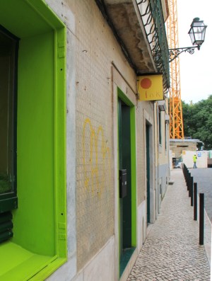 Ink Farmfood Cafen ovet pysyivät meille kiinni. 