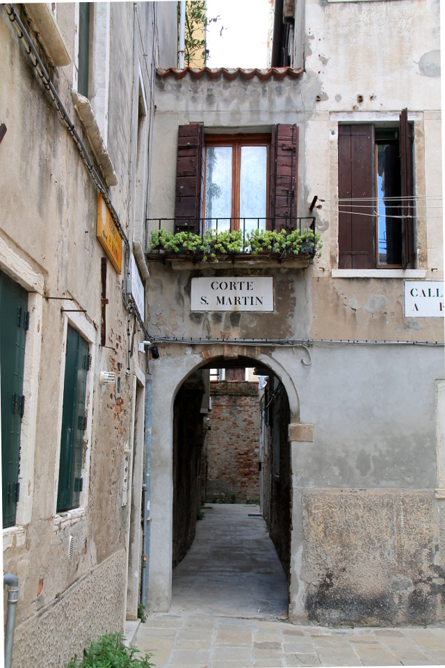 käytävä venetsiassa