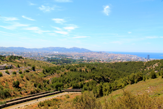 marseille ylhäältä kuvattuna