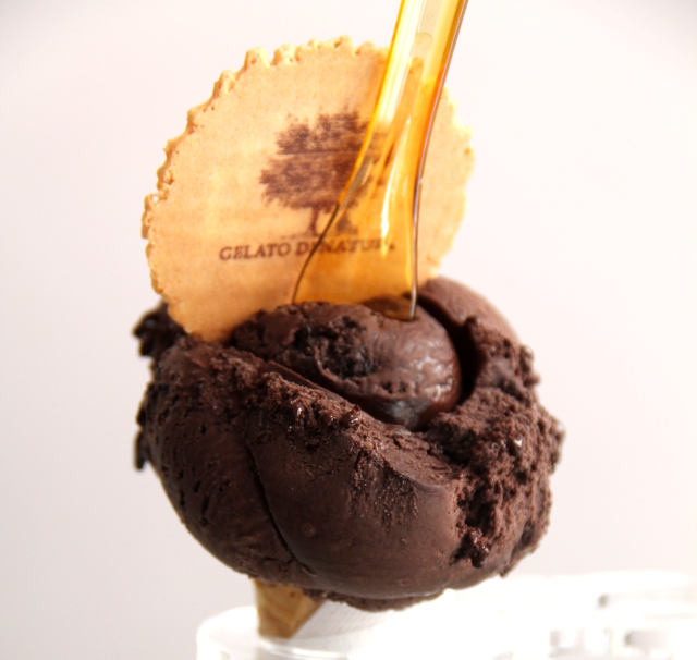 Suklaasorbetti on hyvää.