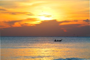 Viime talvena tuli katsottua ihan liian vähän auringonlaskuja Koh Lantalla. 