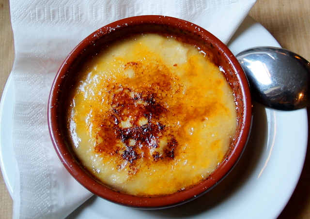 Crema catalana. 