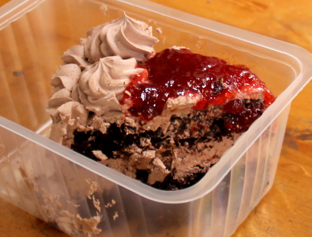 Mahtava suklaakakku. 