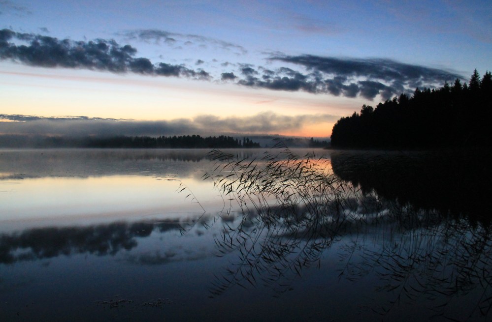 järvi kesäyönä
