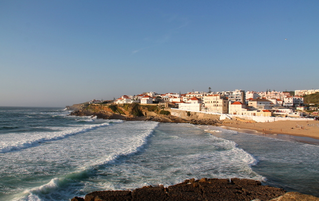 Praia das Macasin ranta Sintra-Cascaisin luonnonpuistossa Portugalin lähellä.