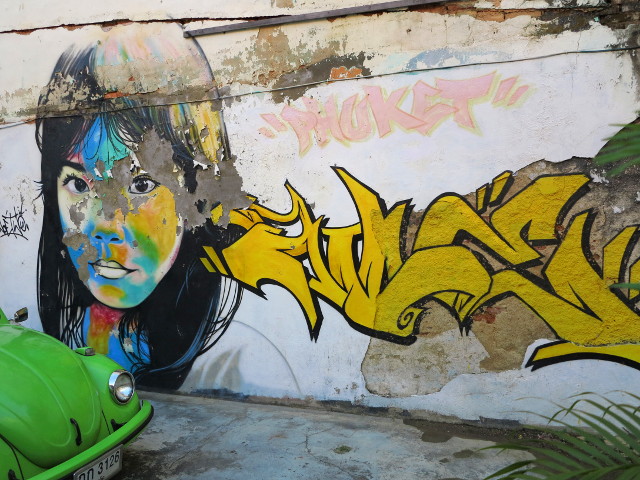 Graffiti Phuket Townissa. Kuva: kRisu