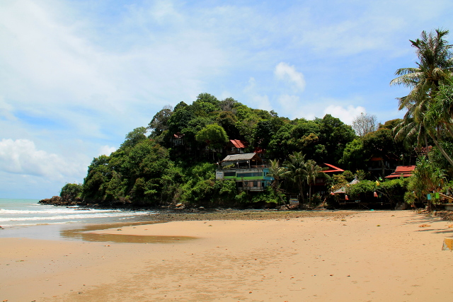 Kantiang Bay pohjoisen suuntaan. 