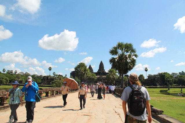Angkor Watin sisempi länsisisäänkäynti. 