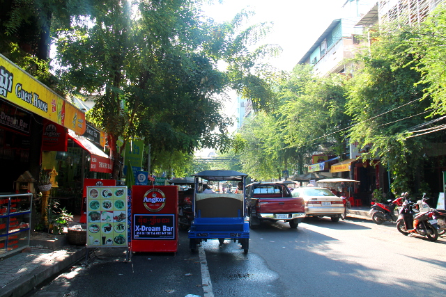 Phnom Penhin turistialuetta.